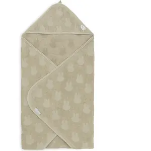 Jollein Cape de bain Miffy Jacquard Olive Green (75 x 75 cm) pas cher