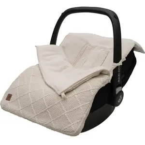 Comparateur de prix : jollein Chancelière pour siège auto universelle Check Knit Oatmeal