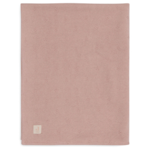 Comparateur de prix : jollein Plaid enfant Cosy Knit Wild Rose/Velvet 100x150 cm