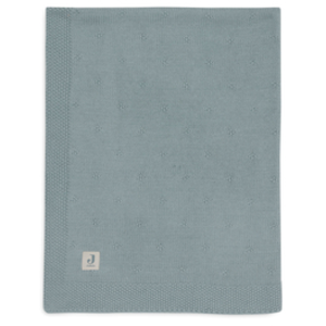 Comparateur de prix : Jollein Couverture en tricot Cosy Knit Sea Green (100 x 150 cm)