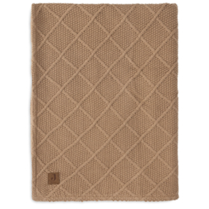 Comparateur de prix : jollein Plaid enfant Check Knit Biscuit/peluche polaire 100x150 cm