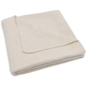 Jollein Couverture en tricot Cosy Knit Ivory (75 x 100 cm) pas cher
