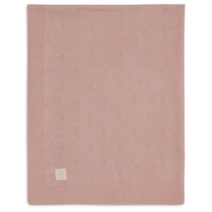 Comparateur de prix : Jollein Couverture en tricot Cosy Knit Wild Rose (100 x 150 cm)
