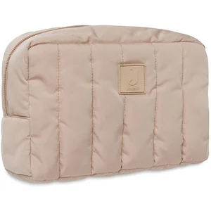 Comparateur de prix : Jollein Sac à Langer matelassé, Biscuit, 21x9x14,5 cm, Sac à Couches/Trousse de Maquillage/Organiseur
