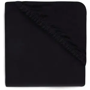 Jollein Jersey Black Drap-Housse Rond pour Matelas de Parc 95 cm 511-537-00021Vendu paramazon