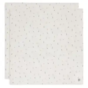 Comparateur de prix : Jollein 537-848-67090 Roarsome Lot de 3 bavoirs en mousseline 31 x 31 cm