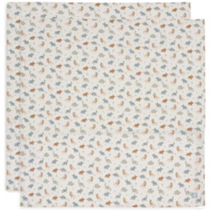 Comparateur de prix : Jollein Lot de 2 maxi-langes en coton Roarsome (115 x 115 cm)