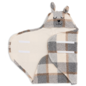 Jollein Couverture nomade Bunny Check Boucle pas cher