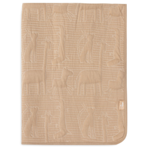 Comparateur de prix : jollein Plaid enfant pour lit Jungle Jambo Biscuit/Oatmeal 100x150 cm