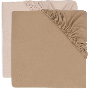 Comparateur de prix : Lot de 2 Drap-housse Jersey ROSE Jollein