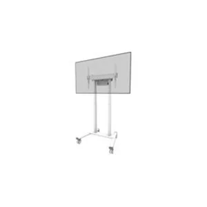 Neomounts Support au sol motorisé FL55-875WH1 pour écrans de 37" à 100" Blanc pas cher