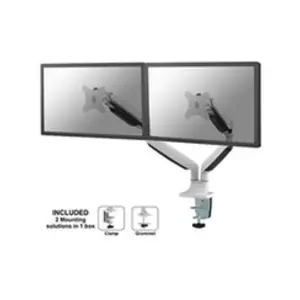 Neomounts NEWSTAR Montage de bureau NM-D750DWHITE - Pour Ecran Plat - Blanc pas cher
