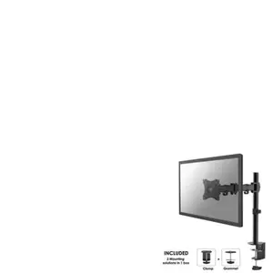 Neomounts NEWSTAR SUPPORT 1 MONITEUR DE BUREAU NOIR pas cher