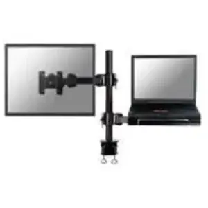 Neomounts NewStar Soporte Doble para Monitor/Portátil 10"/27" 100x100 Máx 10Kg pas cher