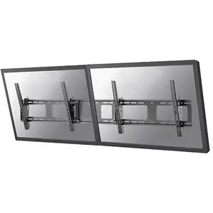 Neomounts NS-WMB200 BLACK support mural pour 2 écrans plats, horizontal