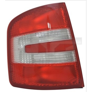 TYC Feu arrière gauche pour Skoda Fabia Combi aussi pratique à hayon, rouge
