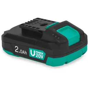 VONROC Batterie 20V - 2.0Ah | port USB-C bidirectionnel pas cher