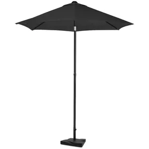 VONROC Parasol Torbole - Ø200cm - Parasol Premium - Anthracite/noir | ...
