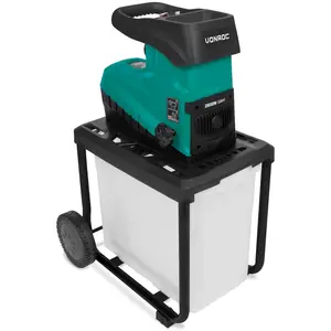 VONROC Broyeur de végétaux 2800W Moteur à induction silencieux Bro... pas cher