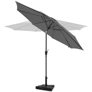 VONROC Parasol Recanati Ø300cm - Premium Haute Qualité parasol - gris...