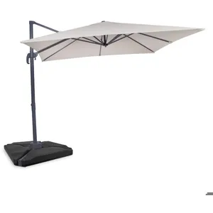 VONROC Parasol en porte-à-faux Pisogne 300x300cm - Premium parasol - B...