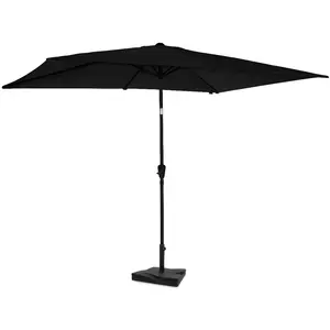 VONROC Parasol Rapallo 200x300cm - Parasol Premium - Anthracite/Noir |...