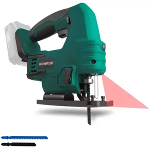 Scie sauteuse sans fil VONROC VPower 20V - JS501DC - 2 lames de scie inclusesVendu parcdiscount