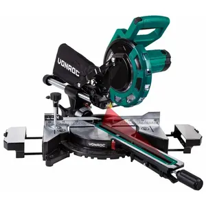 VONROC Scie à onglet radiale 2000W - 216mm | Avec laser et lampe LEDVendu paramazon