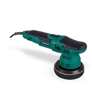 VONROC Polisseuse excentrique 650w - 125mm. 1 disque de polissage et plateau de support inclus