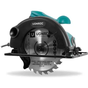 Comparateur de prix : VONROC Scie circulaire 1200W 185mm - Avec guide parallèle et lame de...