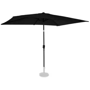 VONROC Parasol inclinable 2x3m - Résistant aux UV - Anthracite-Noir - ...