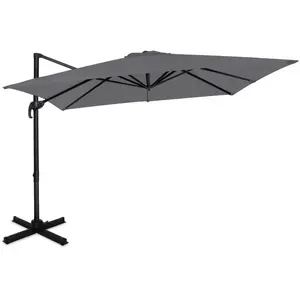 Vonroc - Parasol cantilever Pisogne 300x300cm - Premium parasol Gris