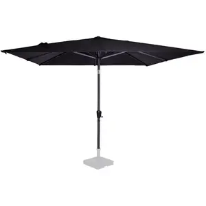 VONROC Parasol inclinable carré 2,8x2,8m -Voile protection solaire UPF...