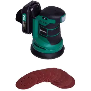 VONROC Ponceuse orbitale excentrique sans fil 20V - Ø125mm - 1 Batteri... pas cher