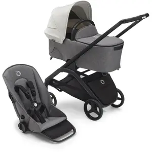 Bugaboo Dragonfly Poussette 2 En 1 - Habillages Grey Mélange pas cher