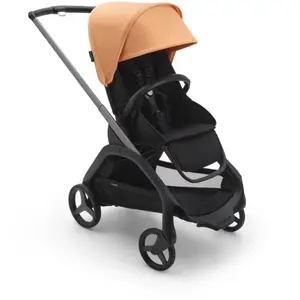 Bugaboo Dragonfly Poussette 2e Âge -  Tissus Midnight Black pas cher