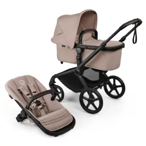 Bugaboo Fox 5 Renew Poussette 2 En 1 -  Habillages Desert Taupe Melang...
