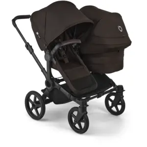 Poussette Double Bugaboo Donkey 6 -  Cocoa Brown pas cher