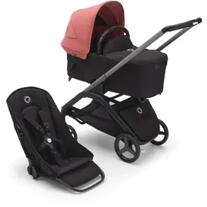 Bugaboo Dragonfly Poussette 2 En 1 - Habillages Midnight Black pas cher