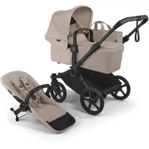 Poussette 2-en-1 Bugaboo Donkey 6 -  Tissus Desert Taupe