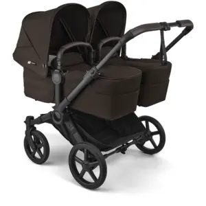 Poussette Jumeaux Bugaboo Donkey 6 -  Cocoa Brown pas cher