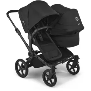 Poussette Double Bugaboo Donkey 6 -  Habillages Heritage Black pas cher
