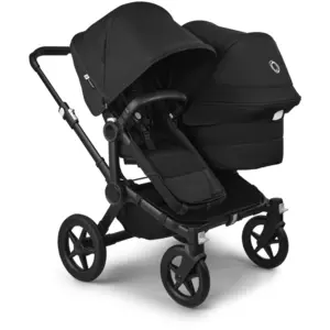 Bugaboo Donkey 5 Duo Poussette Double -  Habillages Midnight Black