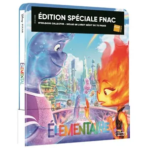Disney - Pixar Élémentaire Édition Collector Spéciale Fnac Steelbook Blu-ray