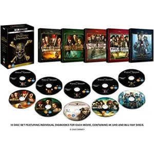 Import Pirates of the Caribbean 1 à 5 Blu-ray 4K Ultra HD