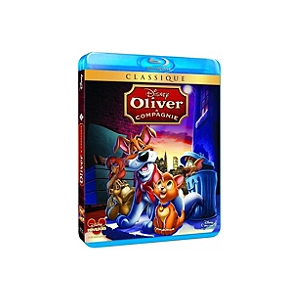 DISNEY CLASSIQUES - Blu-Ray Oliver & Compagnie pas cher