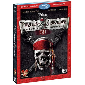 Disney Pirates des Caraïbes 4 - La fontaine de jouvence - Blu-Ray - Versions 2D et 3D