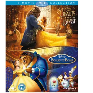 WALT DISNEY Beauty & The Beast Live Action/Animated Doublepack pas cher