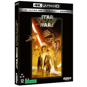 Comparateur de prix : Disney Star Wars 7 : Le Réveil De La Force - 4k Ultra Hd + Blu-Ray + Blu-Ray Bonus