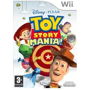 Comparateur de prix : Logithéque PACK TOY STORY MANIA / Jeu Wii + 2 paires de lune